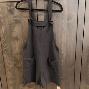 Black Sleeveless Jumpsuit with Pockets